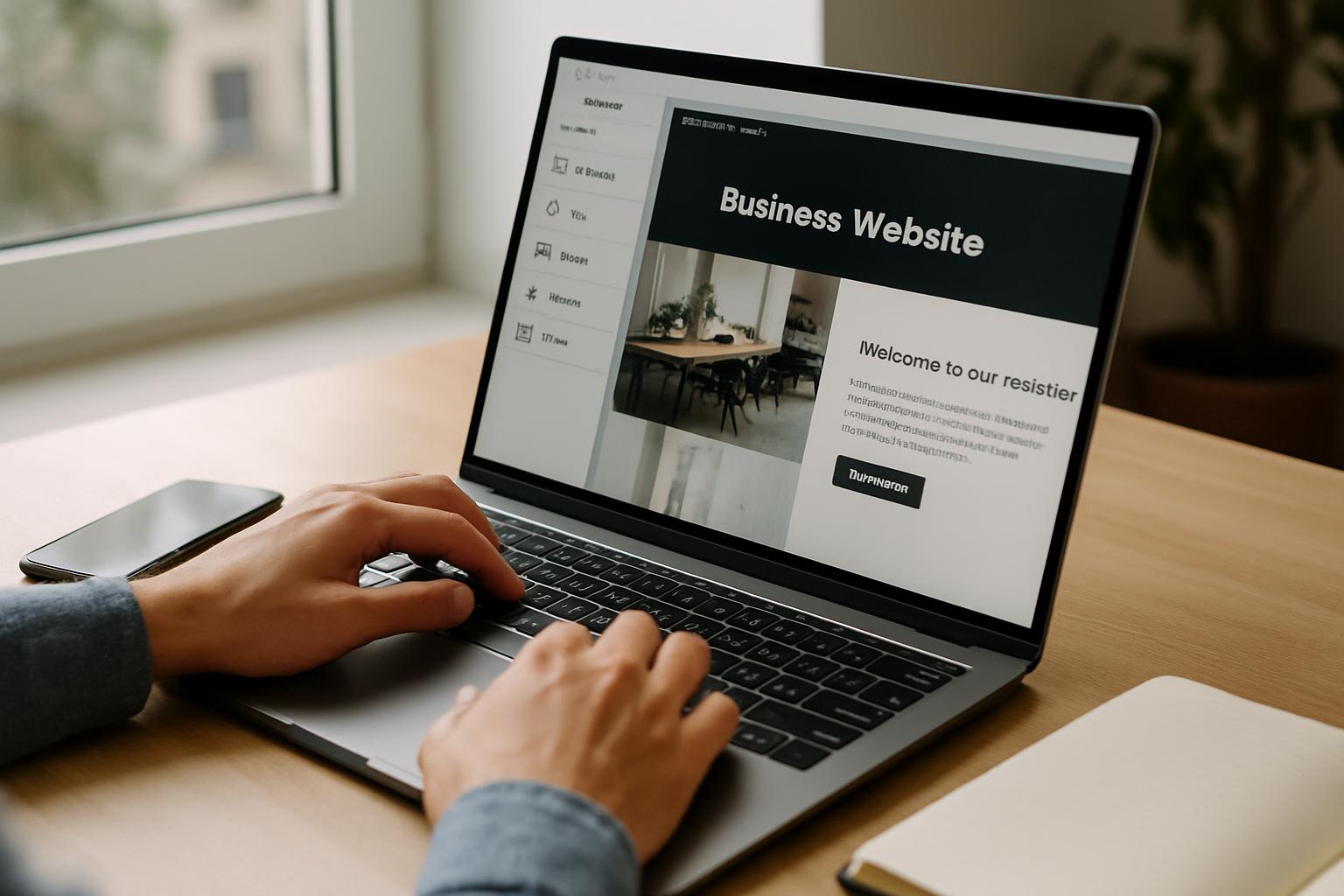 website builder, create website online, business website platform, CMS for business